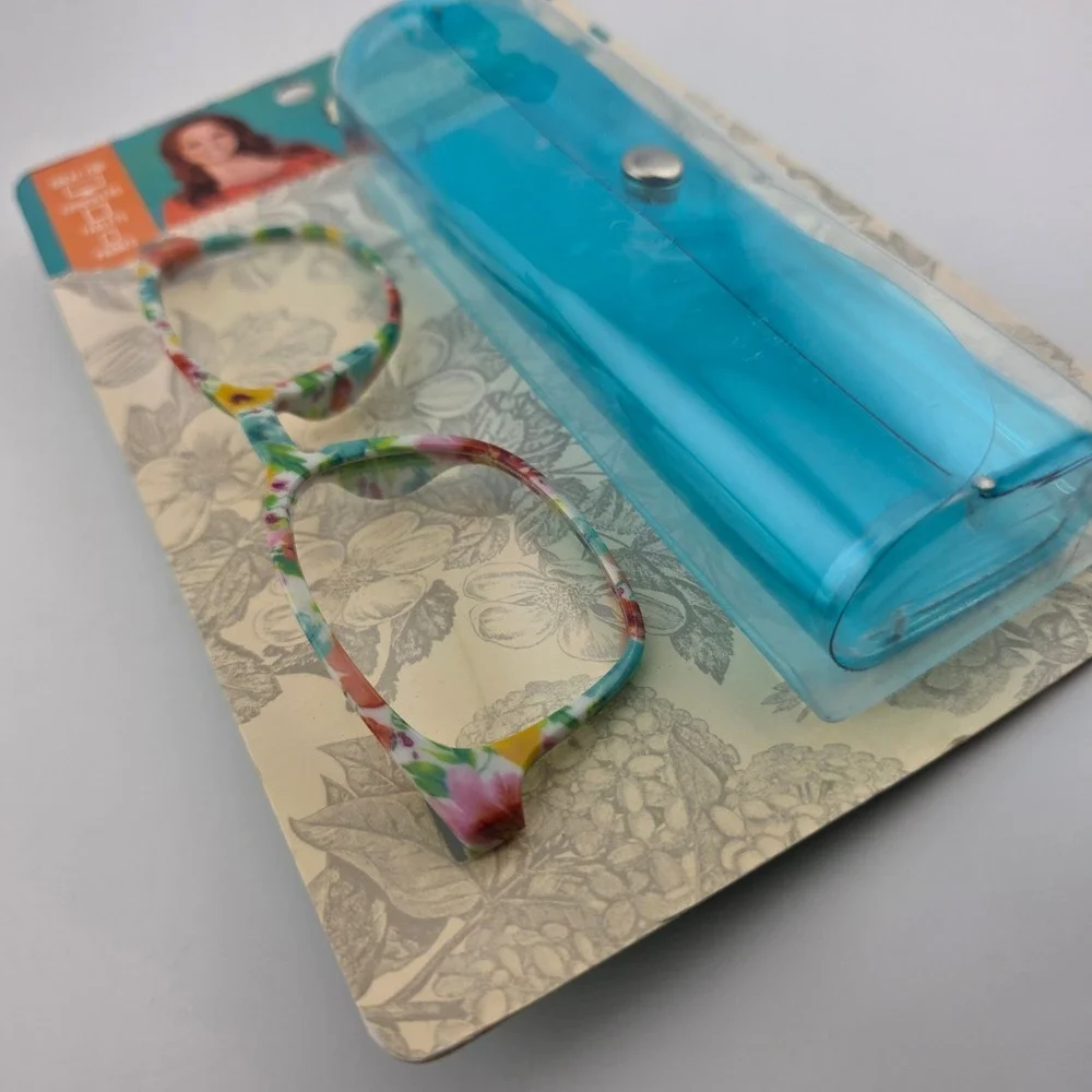 The Pioneer Woman Breezy Blossom Blue Light Screen‎ Protection Glasses With Case